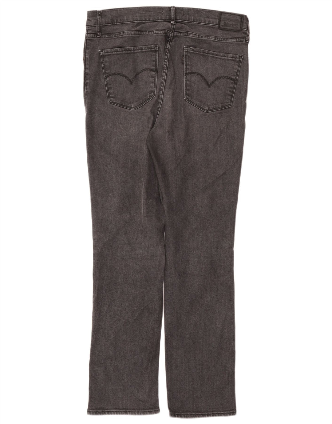 Levi's Mujer 724 Vaqueros Rectos De Tiro Alto W32 L30 Gris Lyocell