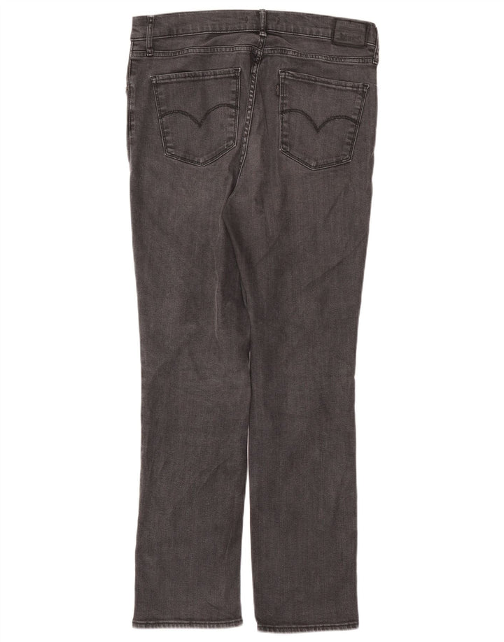Levi's Mujer 724 Vaqueros Rectos De Tiro Alto W32 L30 Gris Lyocell