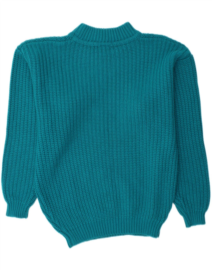 CDP Jersey con Cuello Alto para Hombre IT 48/50 Azul Medio Poliacrílico