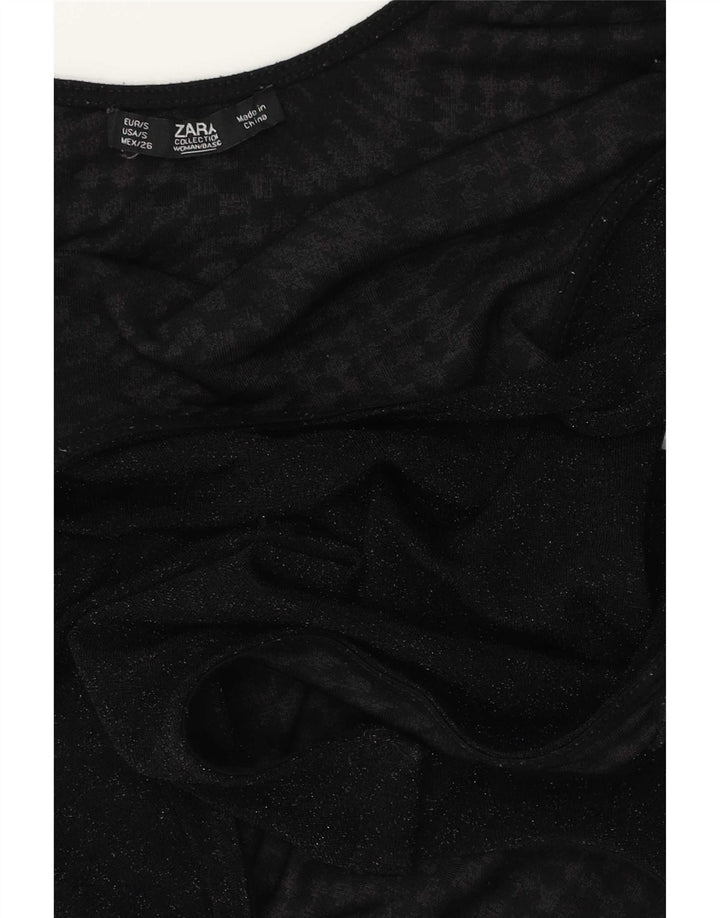 Body Zara Mujer UK 40 Small Negro