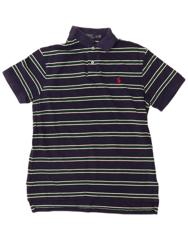 POLO RALPH LAUREN Polo para hombre de algodón a rayas azul marino medio