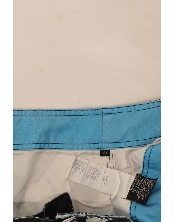Quiksilver Hombre Graphic Bañador Shorts Mediano Poliéster Negro
