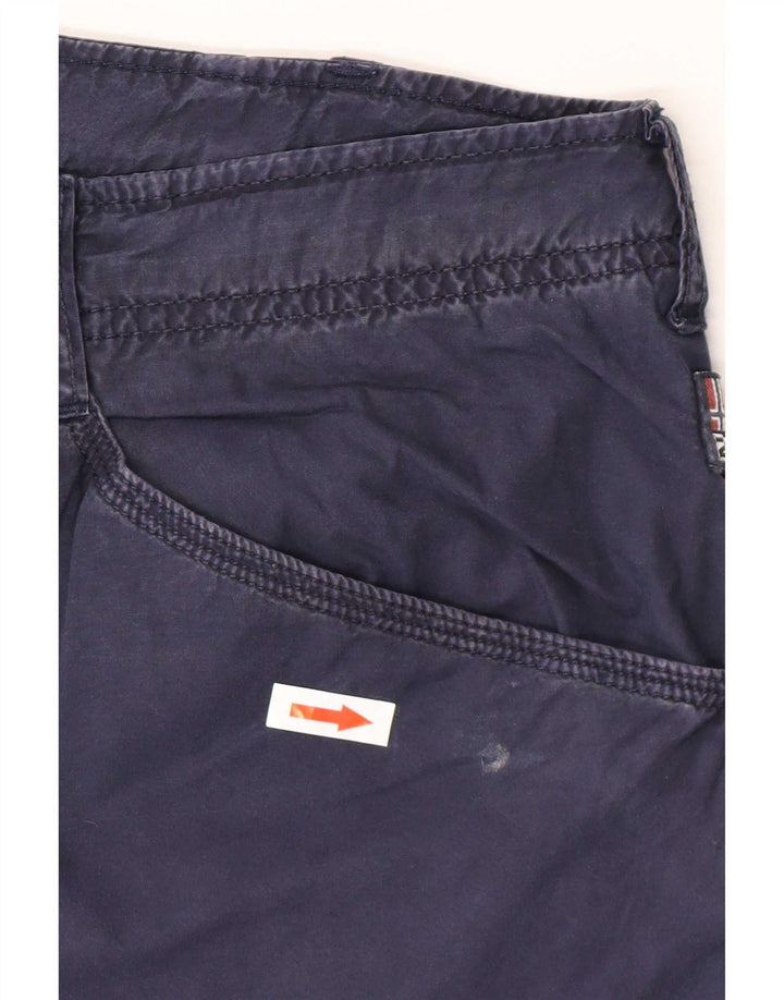 Napapijri Pantalones cortos cargo para hombre medianos W32 Algodón azul marino