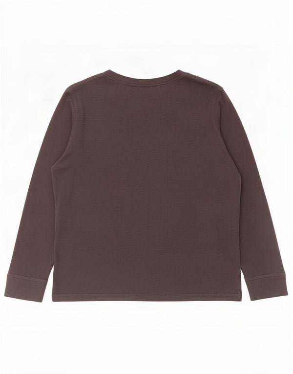 Marks & Spencer Camiseta Mujer Manga Larga UK 20/22 2XL Gris Algodón