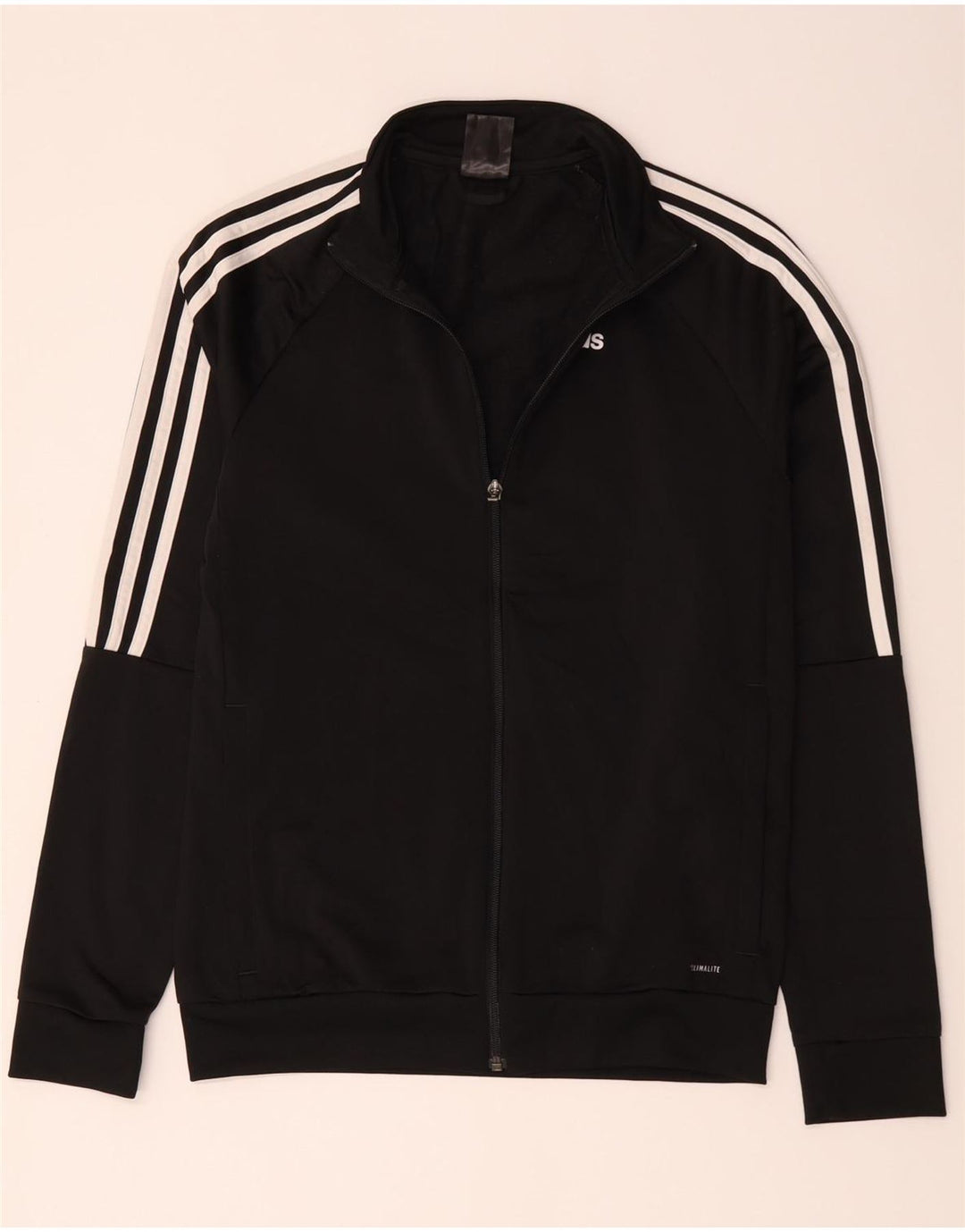 Adidas Mens Climalite Chándal Top Chaqueta XS Negro Poliéster