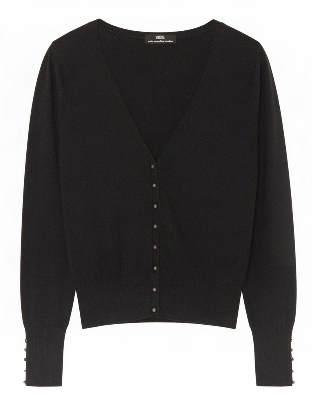 Marks & Spencer - Cárdigan para mujer, talla 10, lana merina gris pequeña