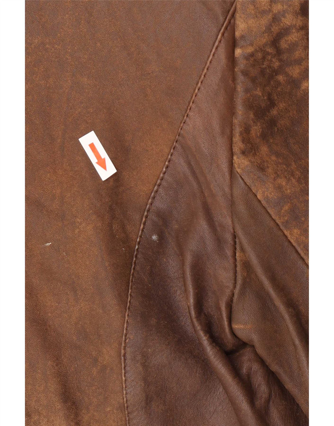 Vintage mujer 1 botón Blazer chaqueta EU 38 medio marrón colorblock