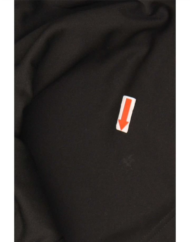Top de chándal Adidas Aeroready con cremallera y cuello para hombre, color negro mediano