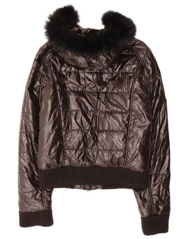 Chaqueta acolchada con capucha para mujer Ellesse UK 44 Medium Black