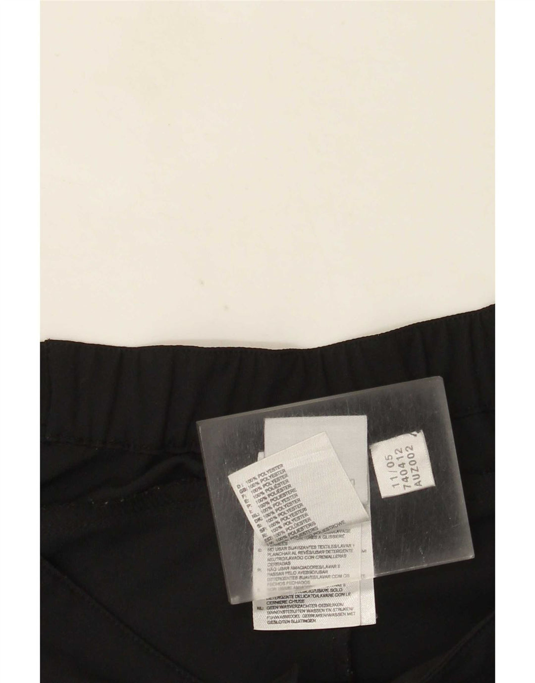 Adidas Mujer Climalite Regular Sport Shorts UK 10 Pequeño Poliéster Negro