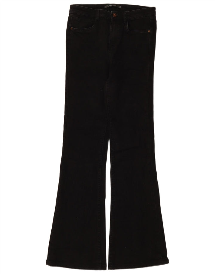 Zara Vaqueros Acampanados Mujer EU 36 XS W26 L32 Negro
