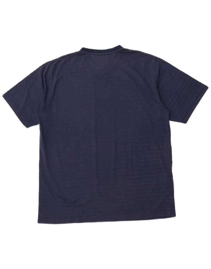 UMBRO Camiseta Hombre Top 2XL Azul Marino Rayas Poliéster
