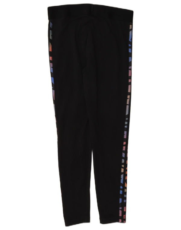 Adidas Leggings gráficos para mujer Reino Unido 12/14 Mediano Negro Algodón