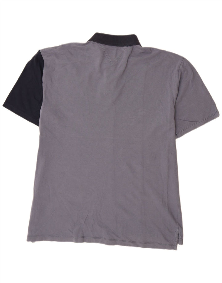 TOMMY HILFIGER Polo para hombre 2XL Algodón multicolor con bloques de color