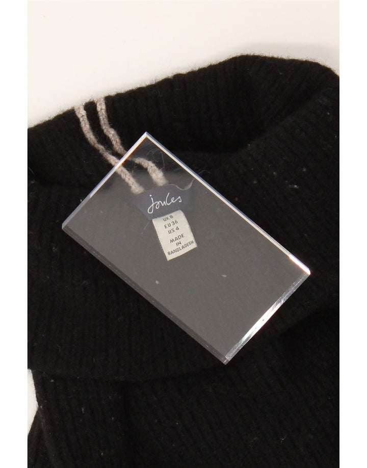 JOULES Suéter tipo jersey con cuello vuelto para mujer UK 8 Small Black