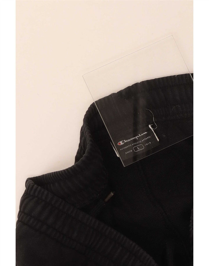 Champion Pantalones De Chándal Para Hombre Grande Negro