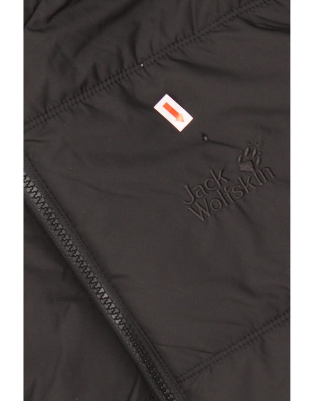 JACK WOLFSKIN Chaqueta acolchada con capucha para hombre UK 40 Medium Negro Poliéster