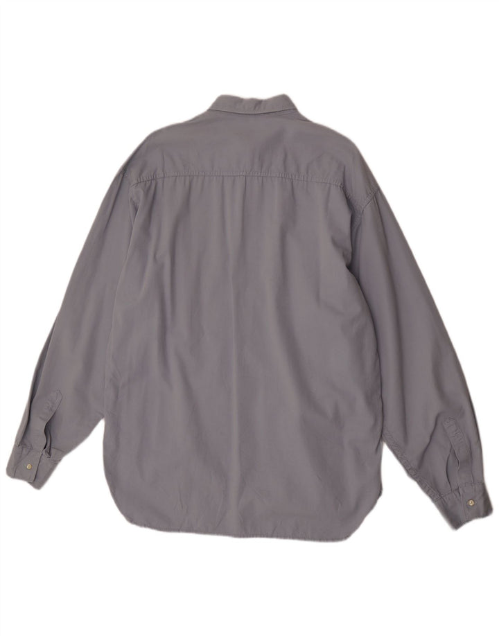 Camisa Replay Hombre XL Algodón Azul