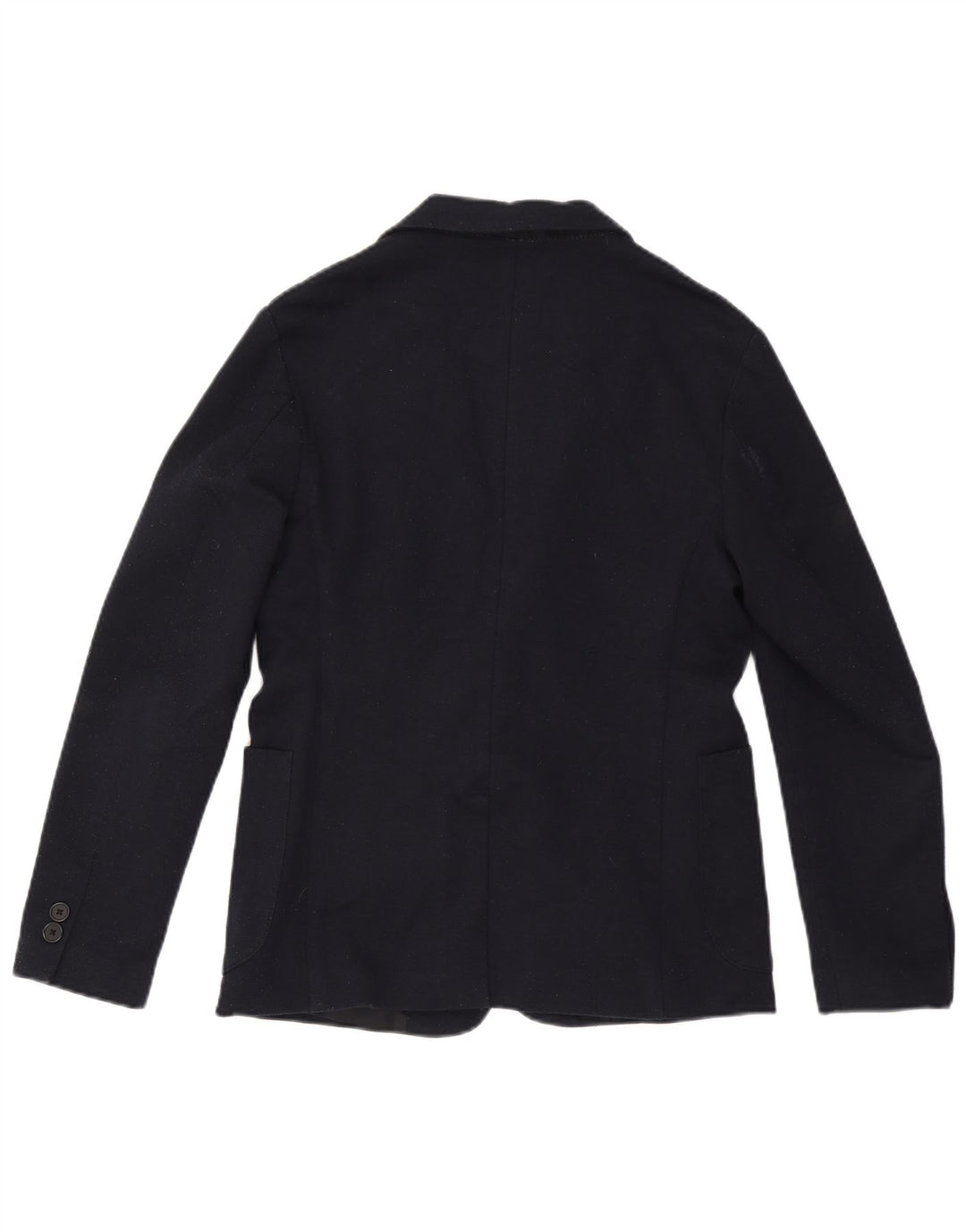 Zara Chaqueta tipo blazer de 2 botones para hombre UK 38 Mediano Azul marino Poliéster