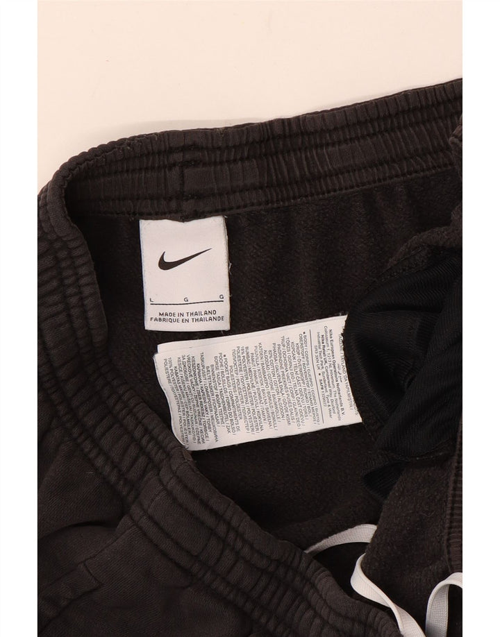 Nike - Pantalones de chándal para hombre, talla grande, color negro, algodón
