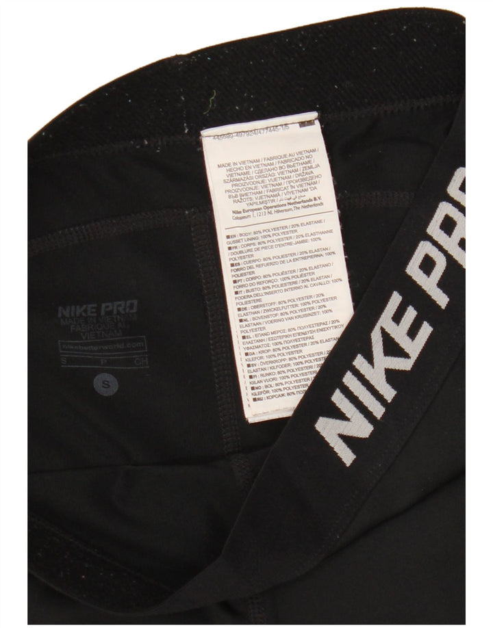 Nike Capri Graphic - Pantalones de chándal para mujer, talla 10, poliéster, color negro