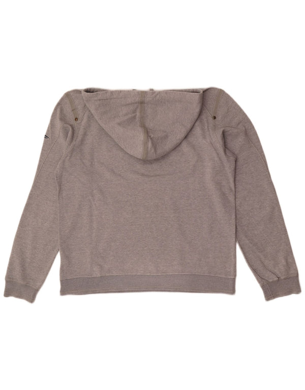 Champion Sudadera con capucha gráfica para hombre XL Algodón moteado gris