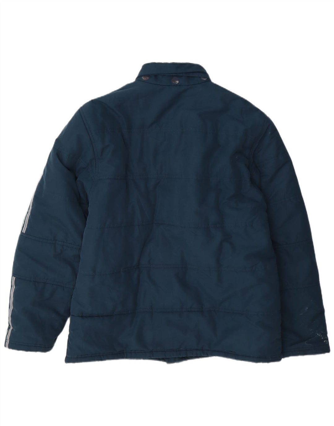 Adidas Chaqueta acolchada para hombre UK 38 Medium Azul marino Poliéster