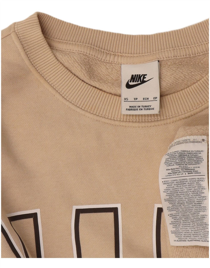 Sudadera Nike Hombre Graphic Jumper XS Algodón Beige