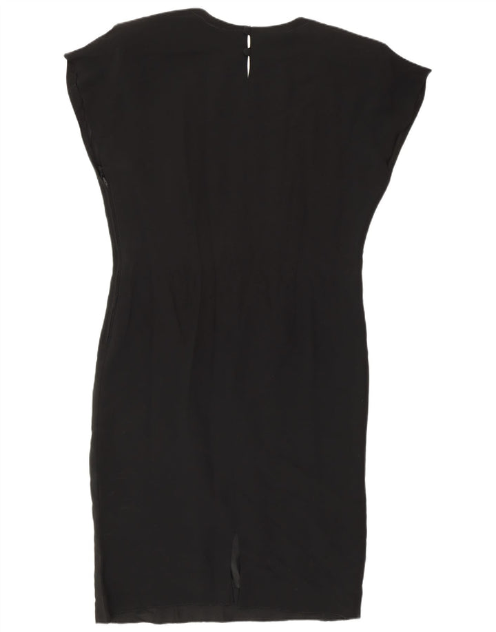 Vestido vintage de lentejuelas para mujer IT 48 XL Negro Retro