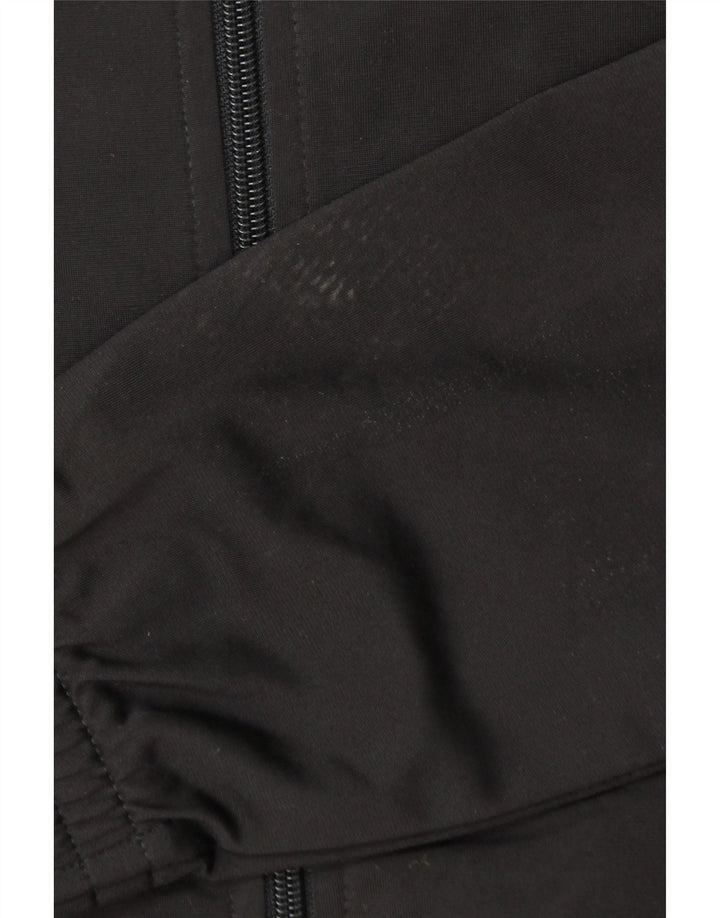 Puma Chaqueta De Chándal Con Gráfico Para Hombre, Poliéster Con Bloques De Color Negro Pequeño