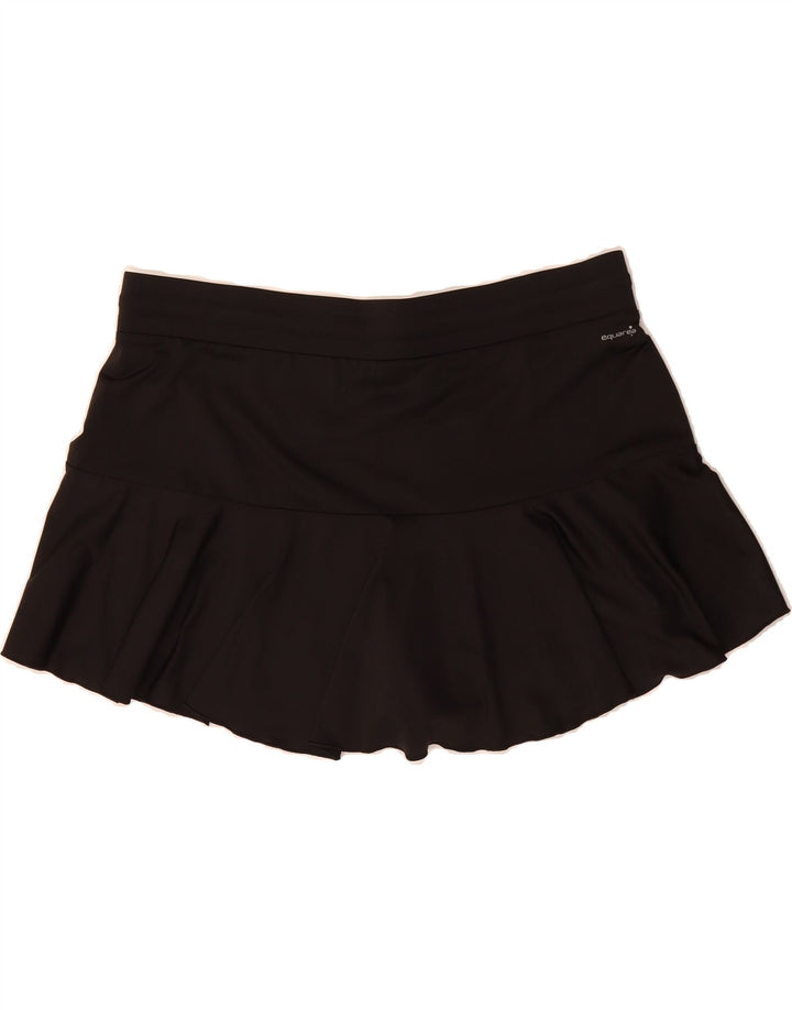 VINTAGE Womens Skort UK 16 Large Black Vintage Vintage and Second-Hand Vintage from Messina Hembry 