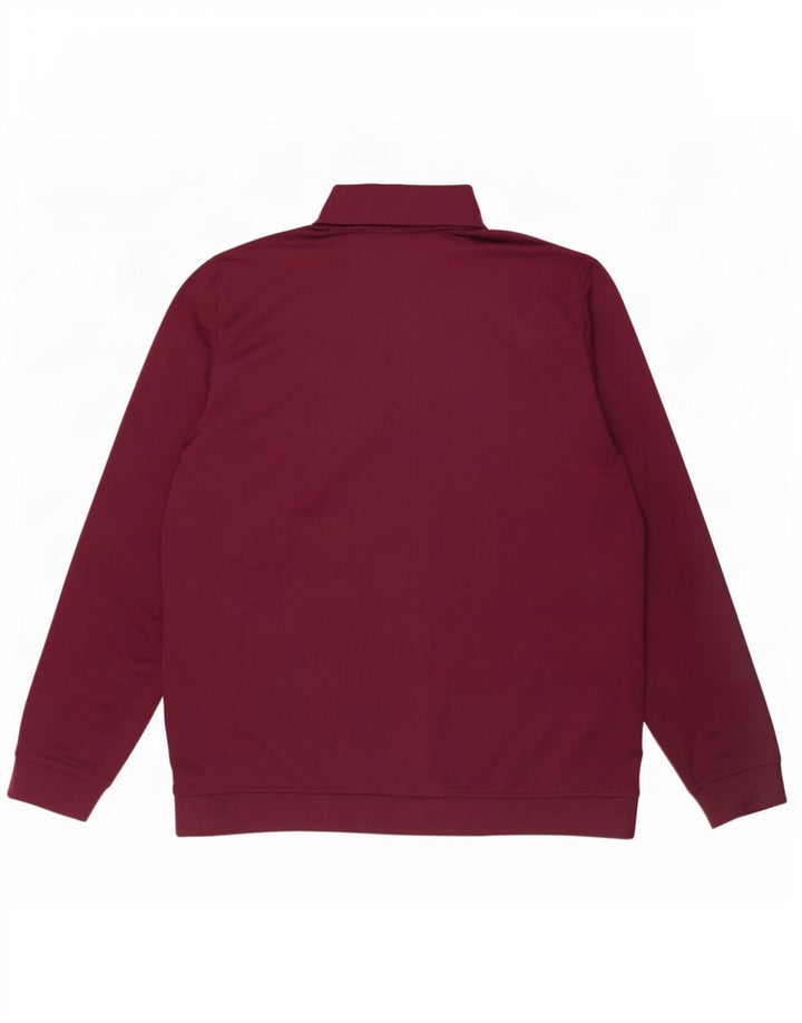 Under Armour Hombre Chándal Top Chaqueta XL Poliéster Burdeos