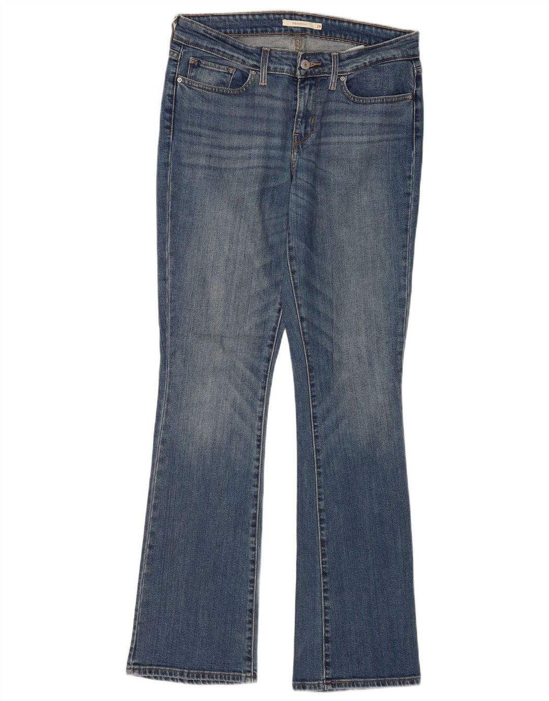 Levi's Mujer 715 Vaqueros Bootcut W29 L32 Algodón Azul