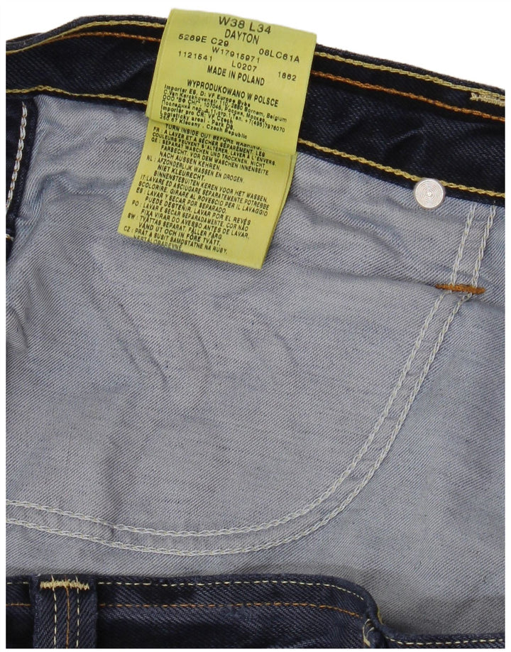 WRANGLER Vaqueros rectos Dayton para hombre W38 L31 Algodón azul