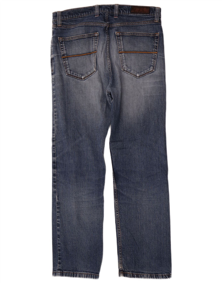 Marks & Spencer Vaqueros rectos regulares para hombre W34 L29 Algodón azul