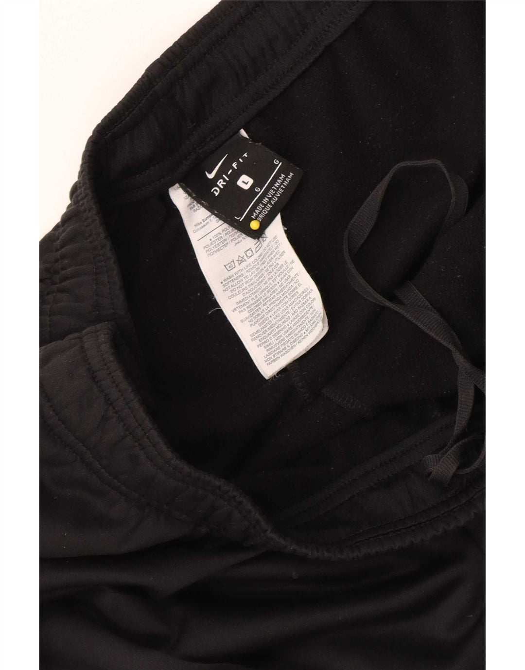 Nike - Pantalón de chándal para hombre, talla grande, poliéster negro