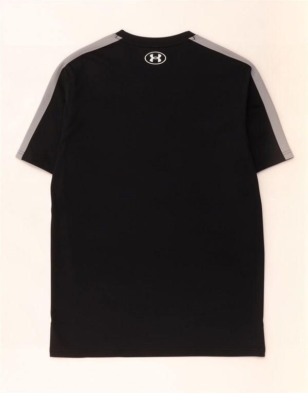 Under Armour Hombre Camiseta Top Large Negro Colorblock Poliéster