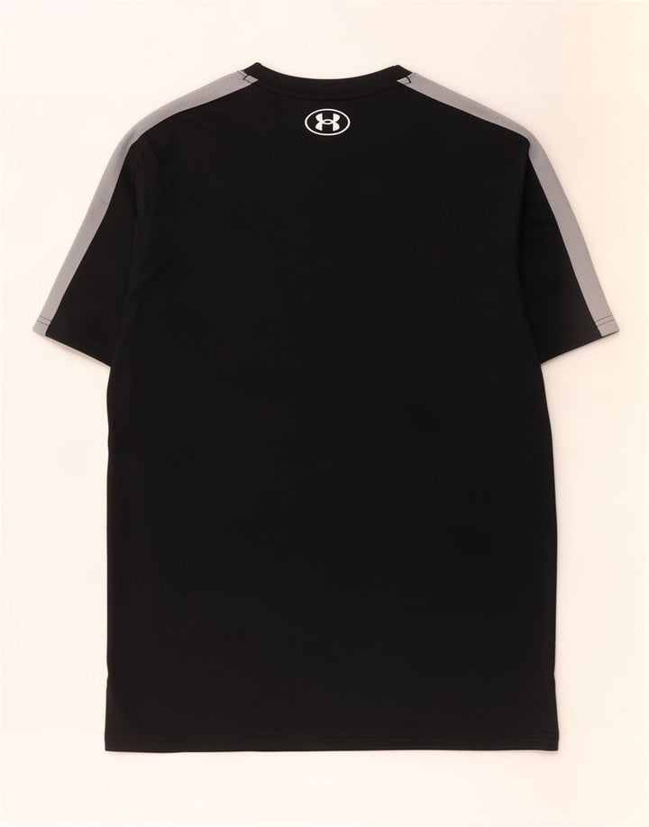Under Armour Hombre Camiseta Top Large Negro Colorblock Poliéster