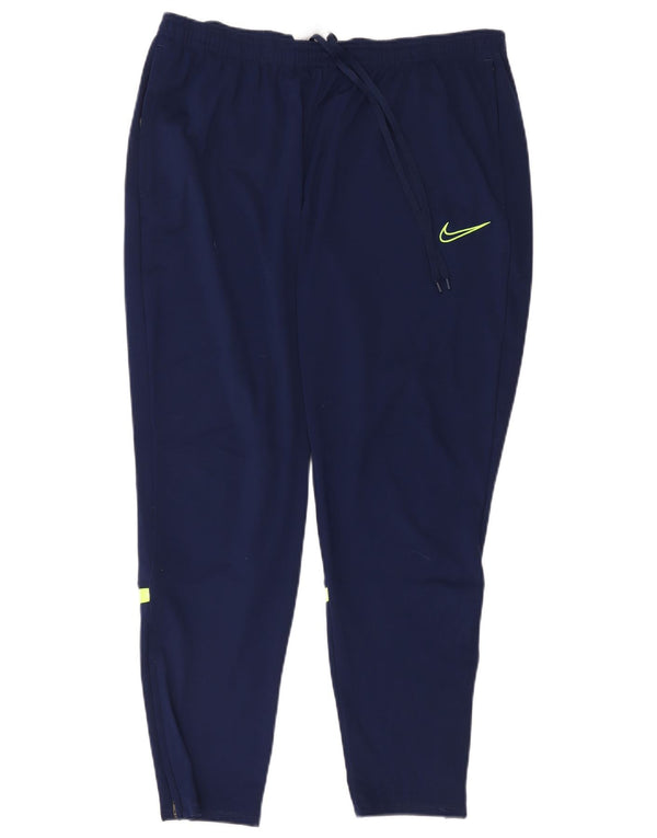 Nike - Pantalones de chándal Dri Fit para mujer, talla 40, XL, color azul marino