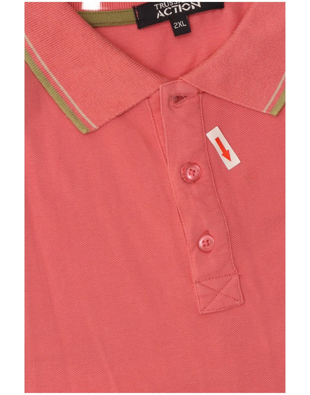 Polo Trussardi Hombre 2XL Algodón Rosa