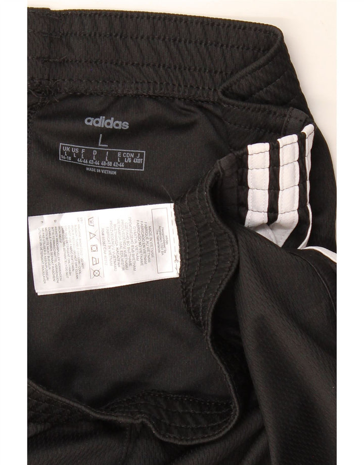 ADIDAS Pantalones cortos deportivos para mujer ES 16/18 Grande Negro Poliéster