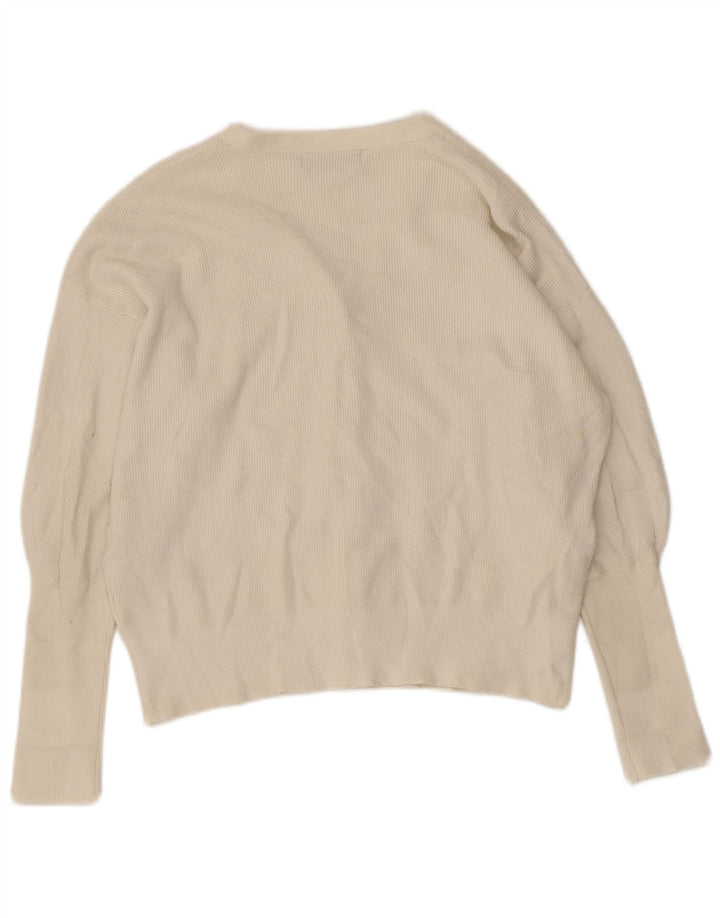 Marks & Spencer - Cárdigan para mujer, talla 40, viscosa beige mediana