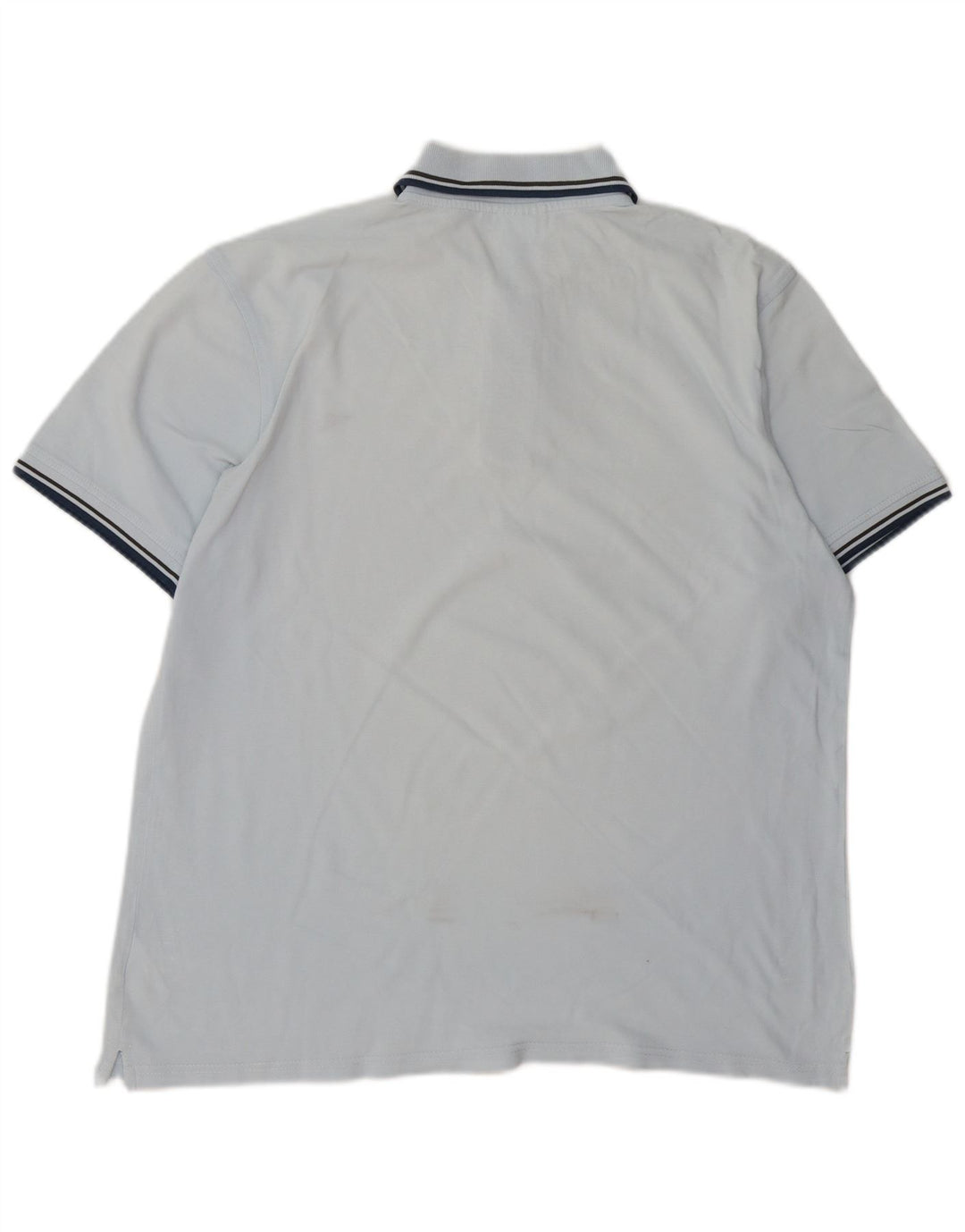Diadora Polo Hombre Algodón Azul Grande