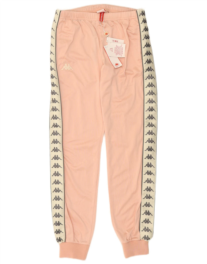 KAPPA Womens Graphic Tracksuit Trousers Joggers UK 6 XS  Pink Colourblock