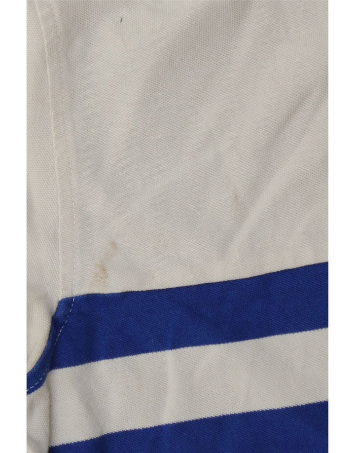 Tommy Hilfiger Polo gráfico para hombre con rayas multicolor medianas
