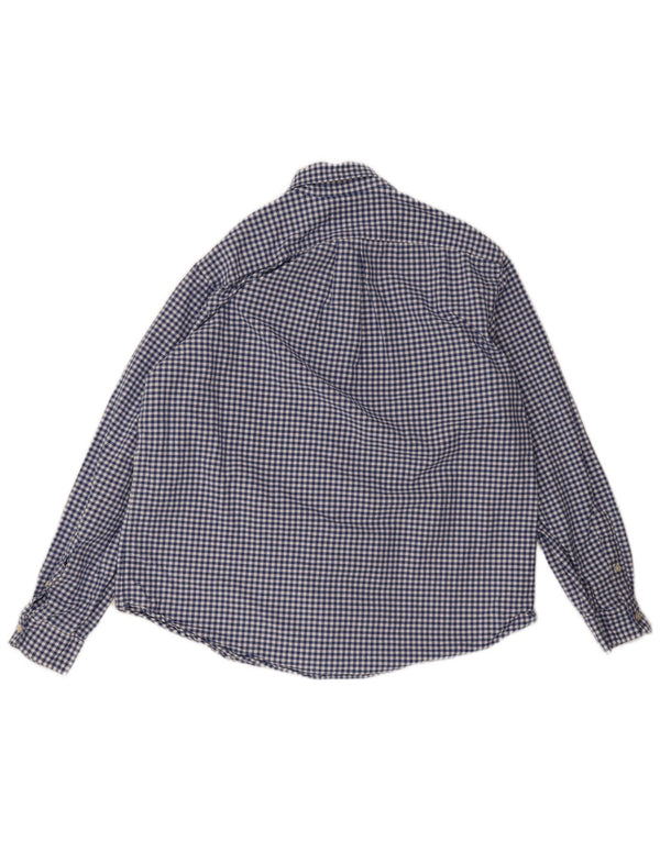 Ralph Lauren Camisa para hombre XL Algodón a cuadros azul