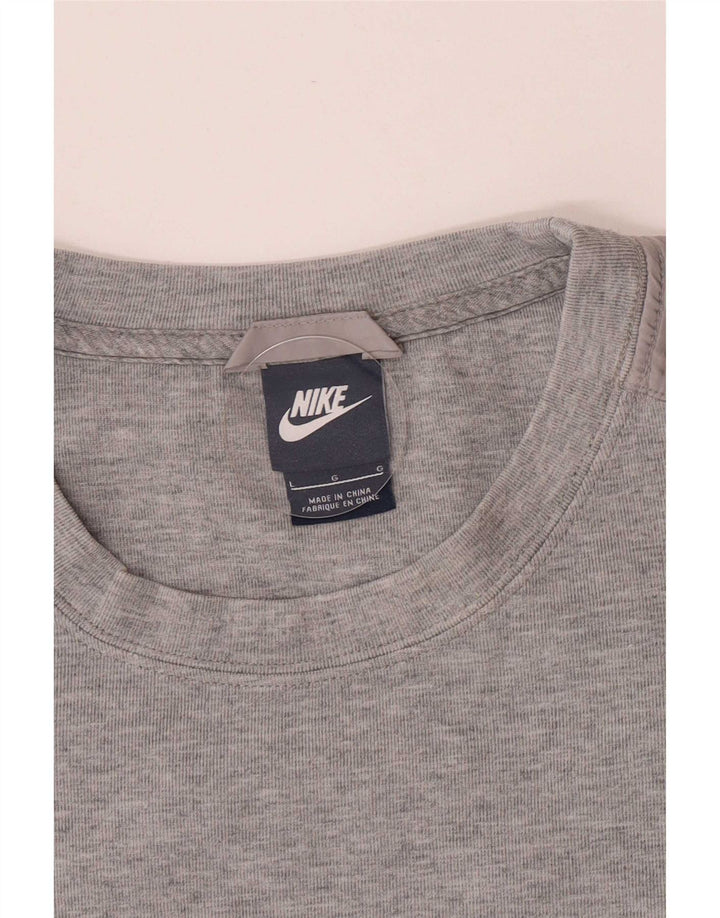 Nike - Sudadera para mujer, talla 40, talla grande, color gris moteado