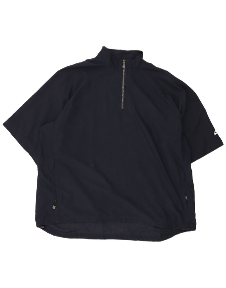 Adidas Mens Climacool Zip Neck Jersey Chándal Top 2XL Azul Marino Deportes