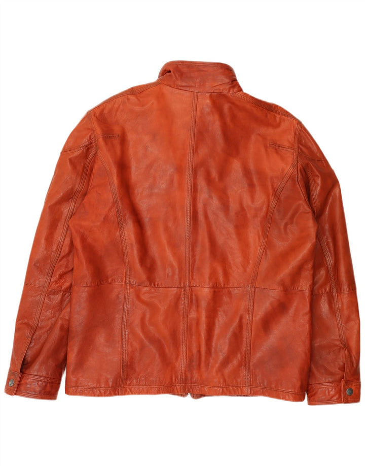 Engbers Chaqueta de cuero para hombre EU 54 2XL Cuero marrón