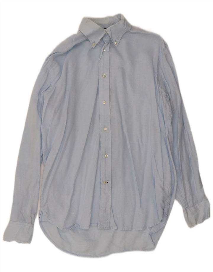 Camisa Tommy Hilfiger Hombre Small Lino Azul